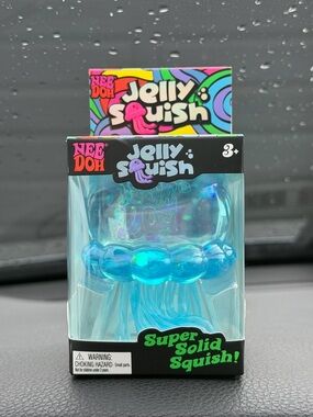 Needoh Jelly Squish Super Solid Squish - Turquoise Blue